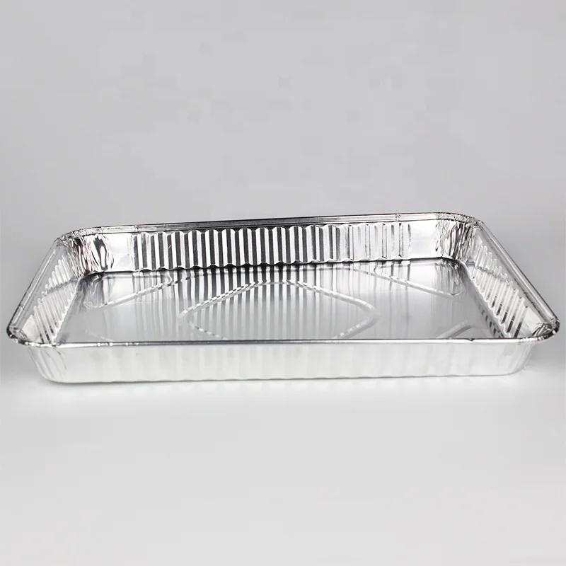 TIA CB6617.5 Inch square Box 7200ML Large Food Aluminium Turkey High Cook Kitchen Accessory Food Containers