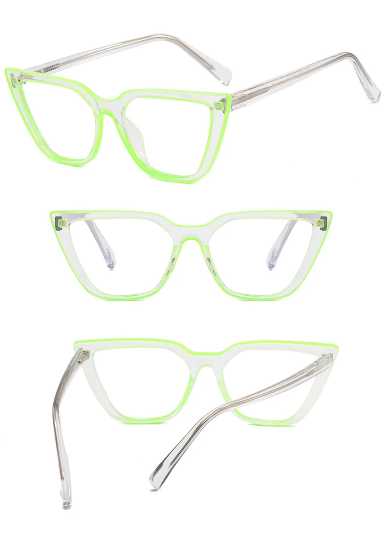 Dl Glasses New Arrival 2023 Retro Cat Eye Anti Blue Light Blocking Glasses Reading Computer