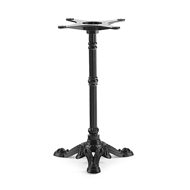 3 Leg Table Base Cast Iron French Bistro Black Metal Modern Center Table Furniture Leg Ornaments for Living Room and Dining Room