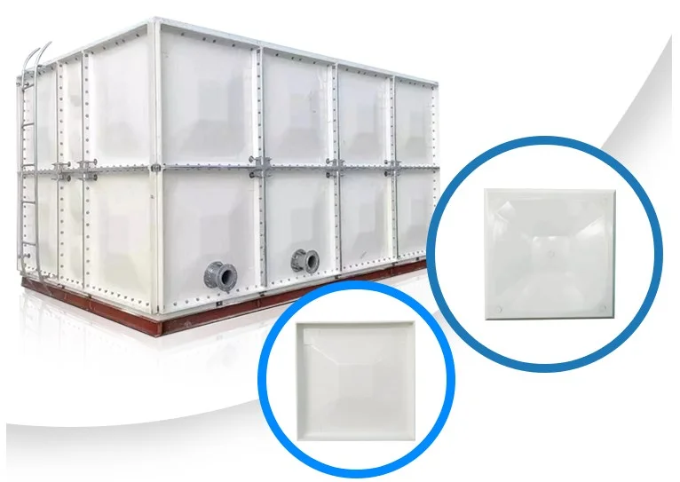 2000 Liter 3000 Liter Fiberglass Sectional FRP Water Tank Price