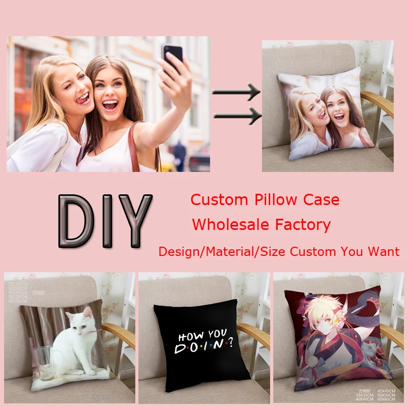 Wholesale Custom Pillow Case Personalized Anime Covers
