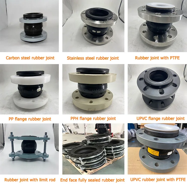 Dn125 6 Inch High Quality Epdm Soft Flexible Rubber Expansion Joint Rubber Pipe Joint