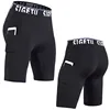 Pantalones cropped 911 negro y hilo negro
