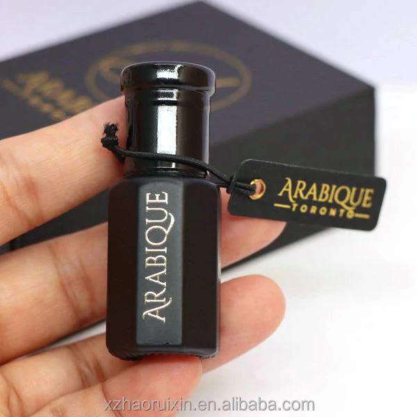 3ml 6ml 12ml Arabian Arabic Oud Oil Perfume Bottle With Logo Attar Perfume Glass Bottle