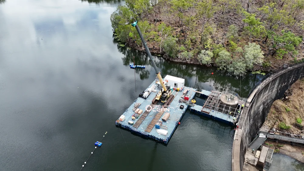 Pontoon For Rig Machine Rigifloat Pontoon System - Modular Barge for Drilling