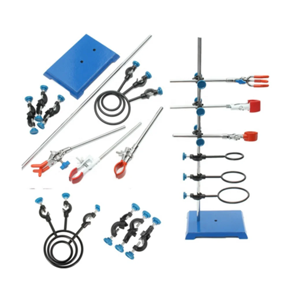 HAIJU LAB Laboratory Clamps Set Ring Stand Lab Clamp Retort Stand Support