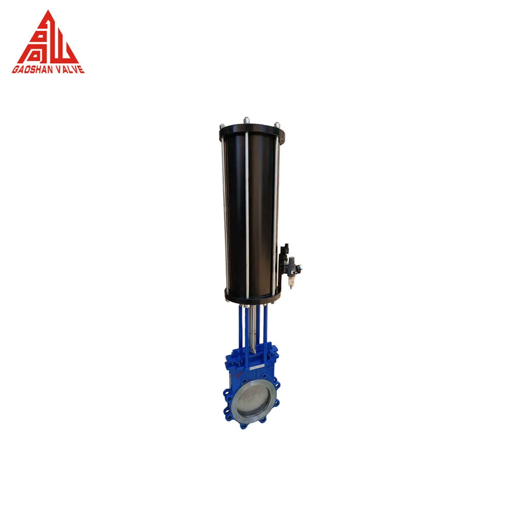 Knife Gate Valve Single Acting Pneumatic Actuator Air Operated Knife