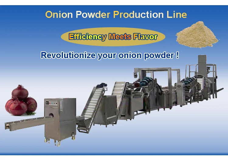 Industrial Dried Onion Powder Making Machine Processing Equipment Full ...