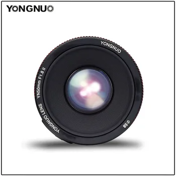 YONGNUO YN50mm F1.8 II Standard Prime Large Aperture Auto Focus Lens for 70D 5D2 5D3 600D DSLR Camera detail image