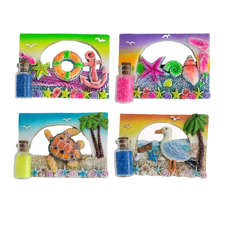 Tourist Beach Souvenir Manufacturers Resin Craft Mauritius Souvenir Fridge Buy