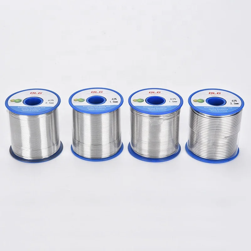 Оловянно-свинцовый припой Sn 60 Pb 40 с канифольным флюсом 1 0 мм Sn/Pb 60/40