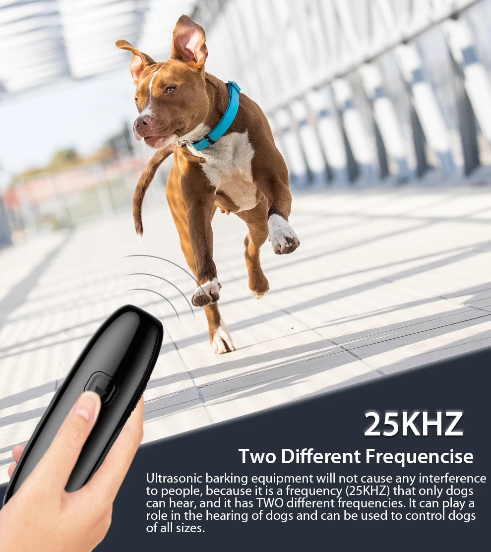 Handheld Ultrasonic Transducer Dog Repellent Anti Cat Dog Repeller Yard Ultrasonic
