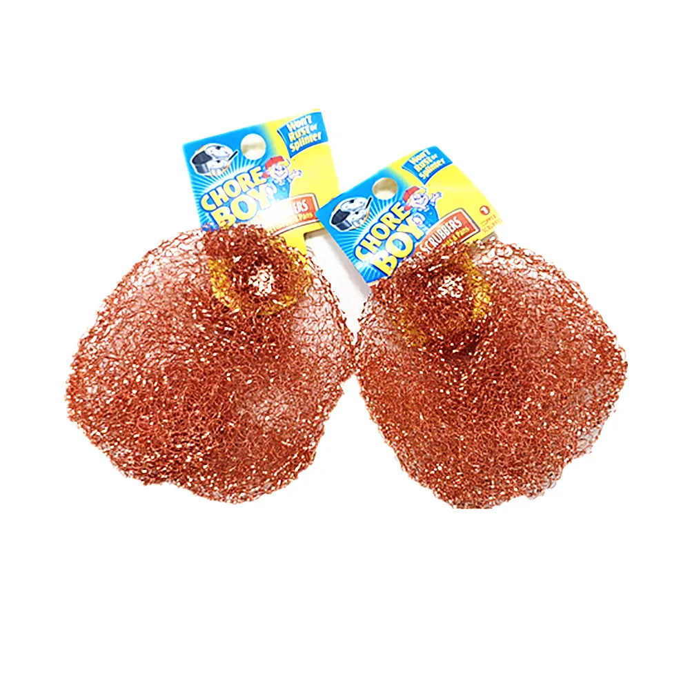 Chore Boy 100% Pure Copper Scrubbers Rust Free for Pots and Pans