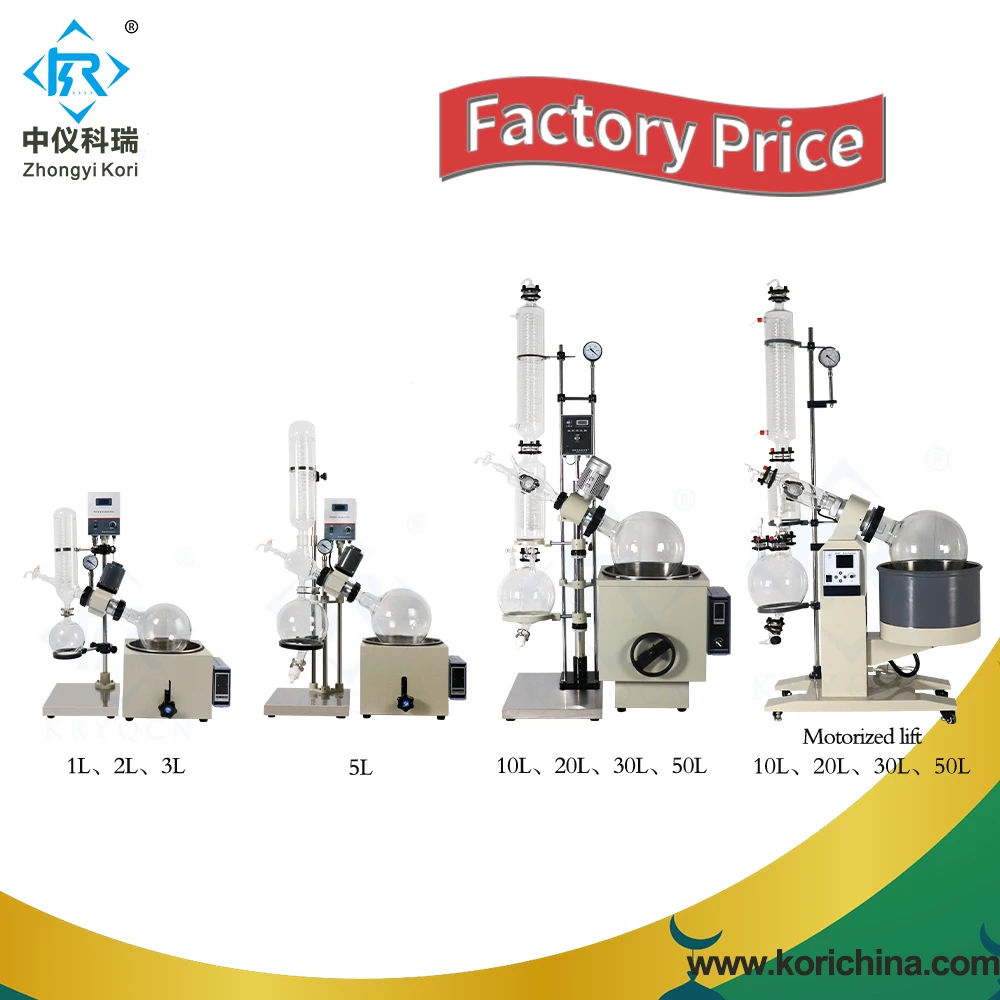 Lab Chemistry 20L Rotary Evaproator Lab Rotavator 20 Liter Rotovap  Evaporation Price