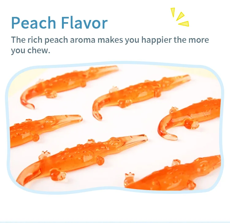 Crocodile Shaped Jelly Candy Halal Animal Fruit Flavored Gummy Candy Buy Gummy Crocodile Candy