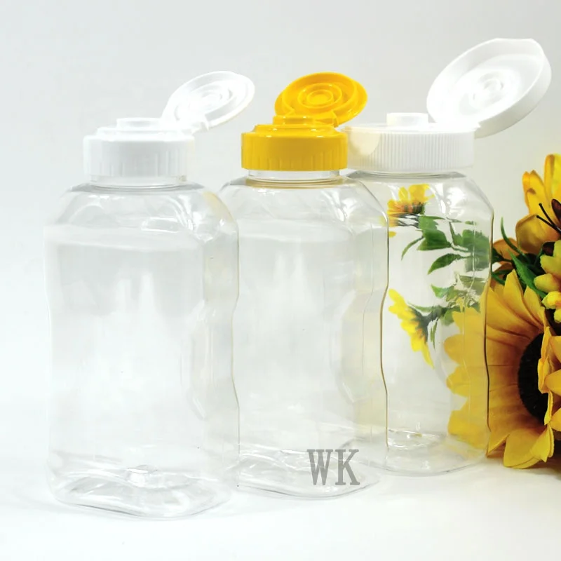360ml 408ml Refillable PET Chill Ketchup Tomato Bottle Plastic Honey Dispense Squeeze Sauce Bottle