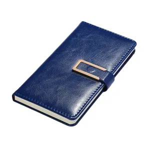 2026 2026 Customizable Logo PU A5 Multicolor Business Planner Diary Leather Cover Hardcover Custom Loose-leaf Journal Gift