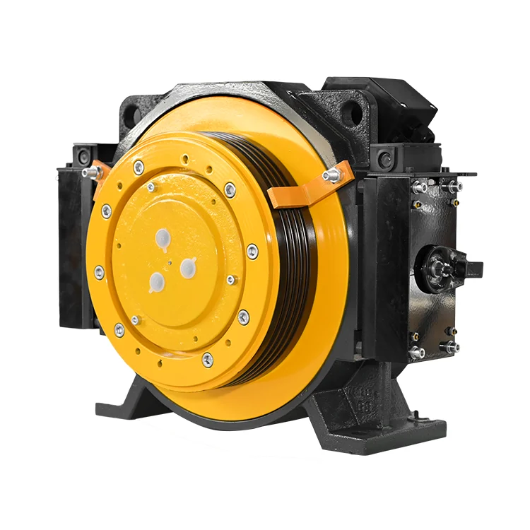 Lift Parts 1000kg Load Elevator Gearless Traction Machine WHY2T0