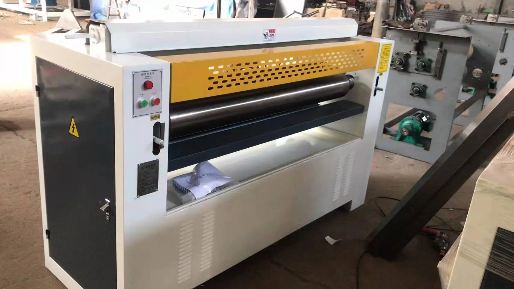 Glue Roller Spreader Machine 1300mm Width Single Side Glue Spreader Machine