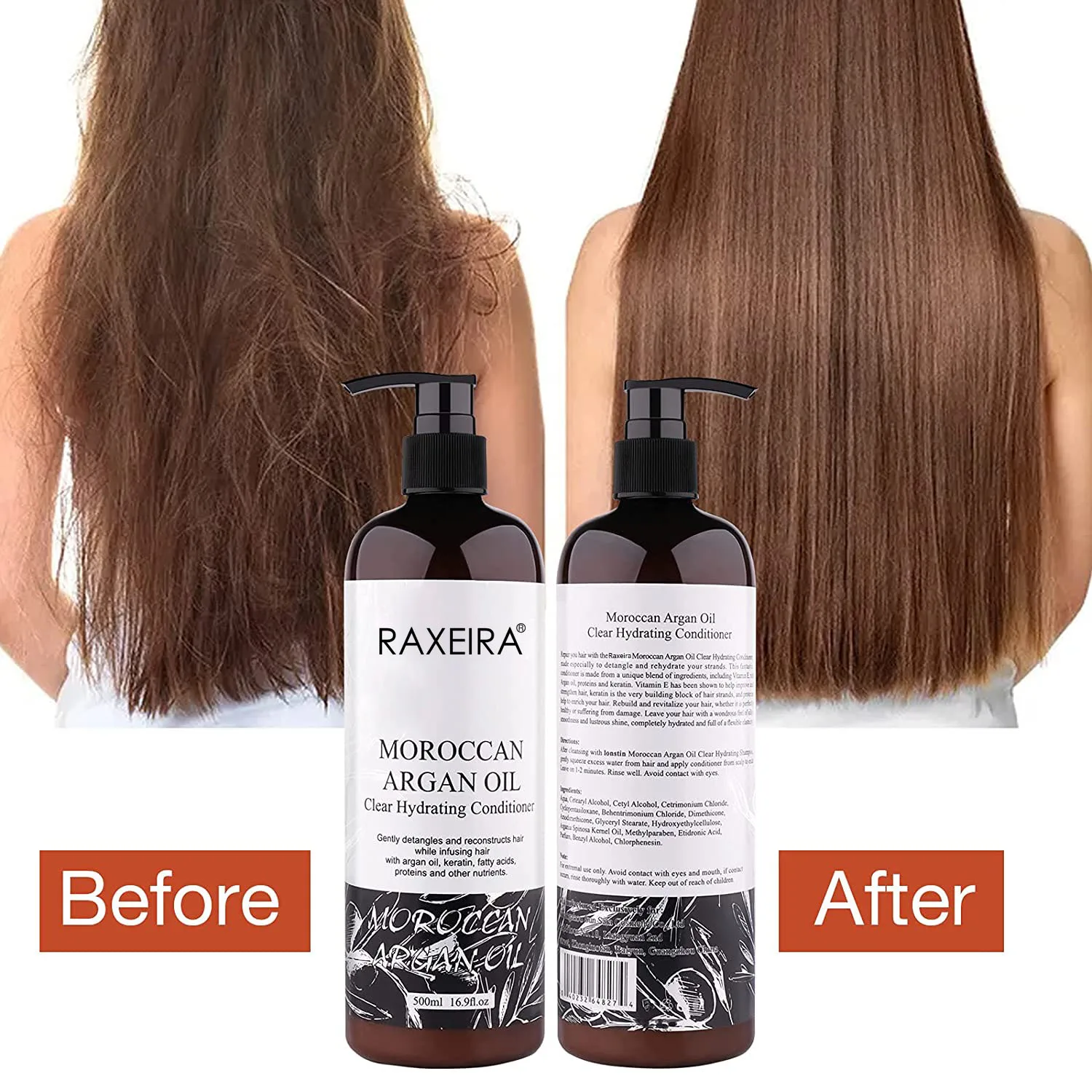 Оптовая продажа, органический Кондиционер для волос с марокканским аргановым маслом