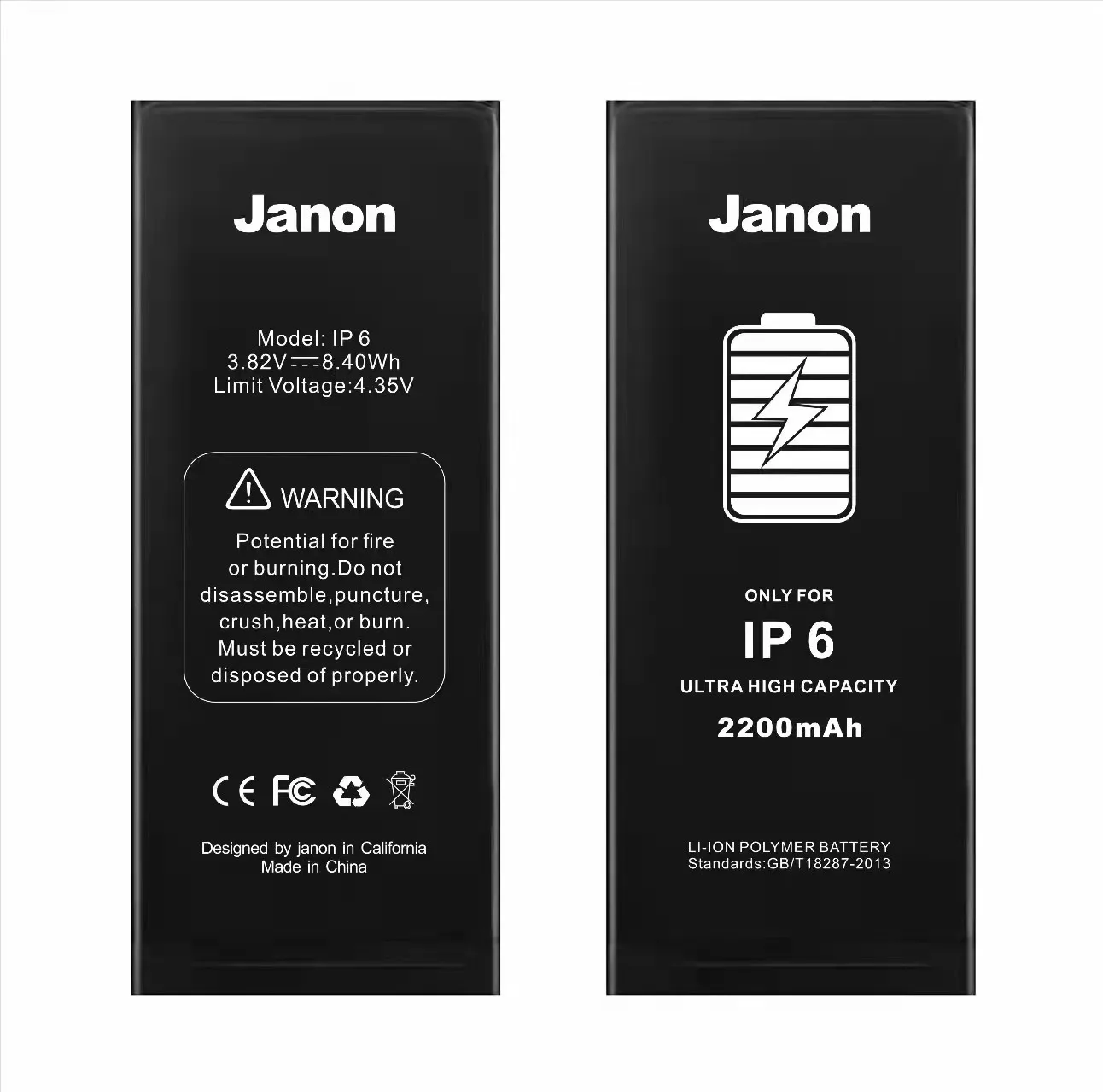 New Model Customized Battery For Iphone 6 6s 6p 6sp 7 7p 8 8p X Xr Xs