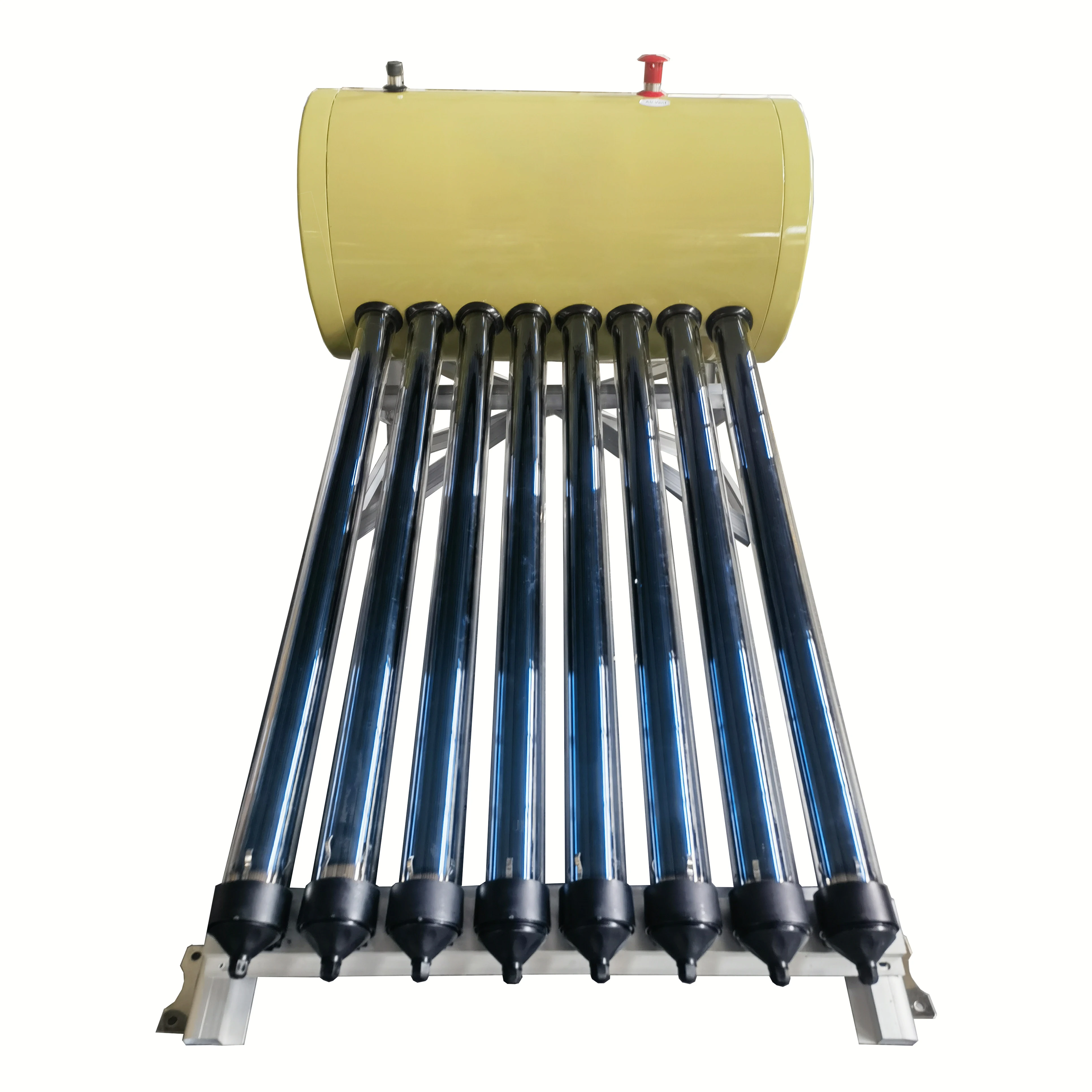 Portable Mini Solar Water Heater Small Solar Water Heater Solar Evacuated  Tubes for Sale Galvanized Steel Polyurethane Foam 60L