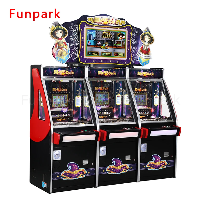 Funpark Win Lottery Arcade Game Machine Professionally Made Indoor Adult Metal Coin Pusher for Sale for Amusement Center manufacture