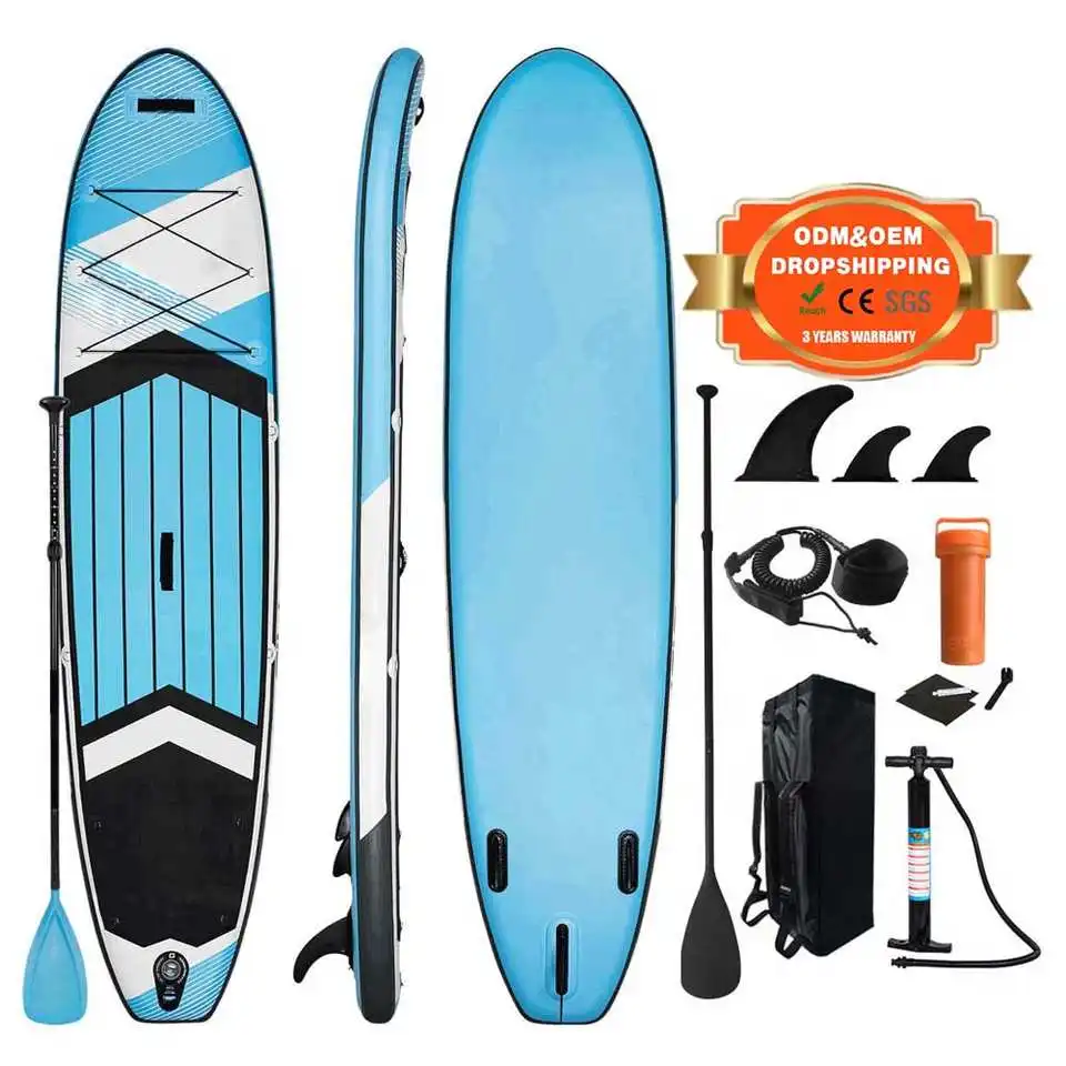 Hot Sale Double Layer Inflatable Paddle Surfboard Sup Board Isup
