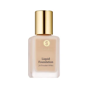 Sakues Waterproof Porcelain White Liquid Foundation Makeup Cosmetics