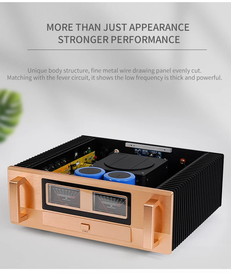 BRZHIFI E405 Class A B 300W high power amplifier house hold hifi pure rear speaker system factory