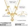 P164-collier en or-415 cm