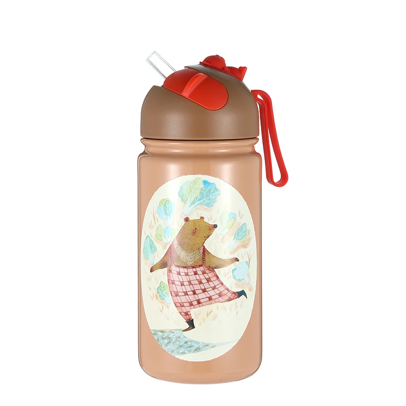 Skip Hop - Zoo Stainless Steel Straw Bottle - Llama