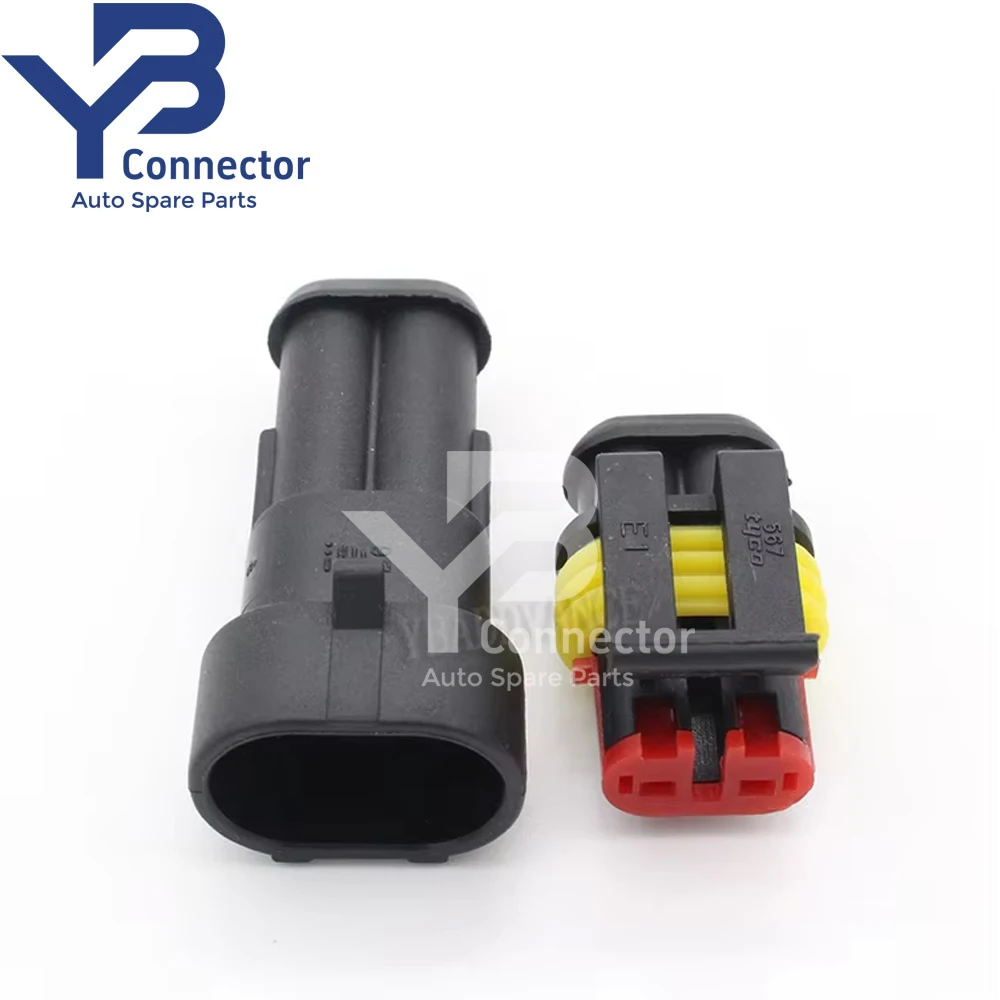 YB Connector 282104-1 AMP Superseal 1.5 2ピンカプラー IP66適用