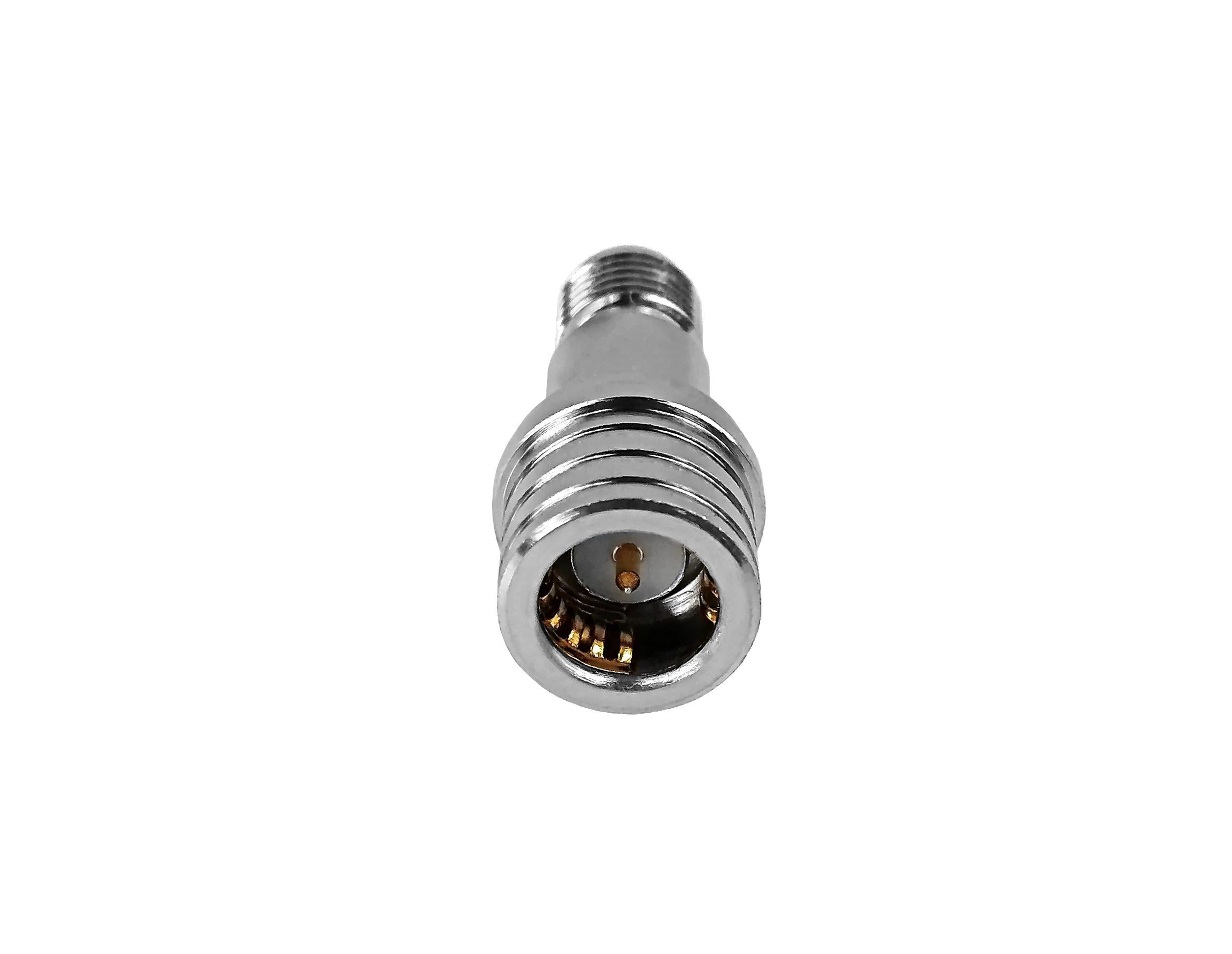 Factory supply QMA  Male plug  to SMA female jack Crimp Connectors rf adapter coax adaptor supplier