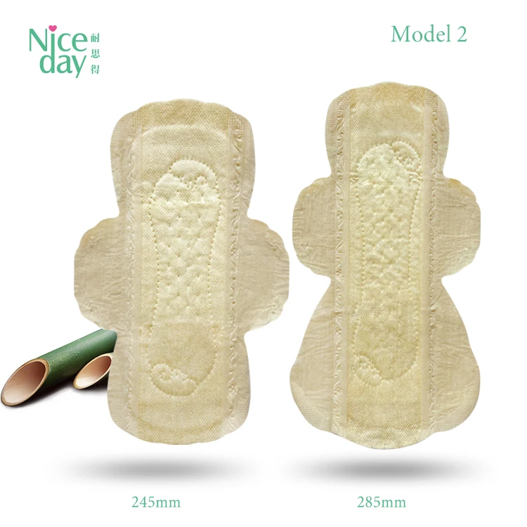 Bcs Maxi Bamboo Fiber Sanitary Pad Napkins Natural Biodegradable Ladies