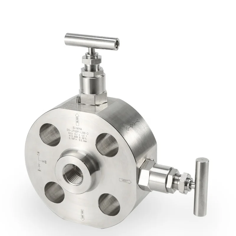 Size: 1/4"~11/2" DBB Valves Stainless Steel 316SS Sealexcel Monoflange Valves Manufacturer  Double Block and Bleed Valve