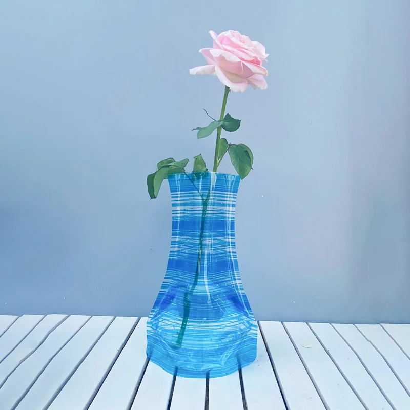 Collapsible Pvc Flower Vase Bag By Customer Designed Buy Custom