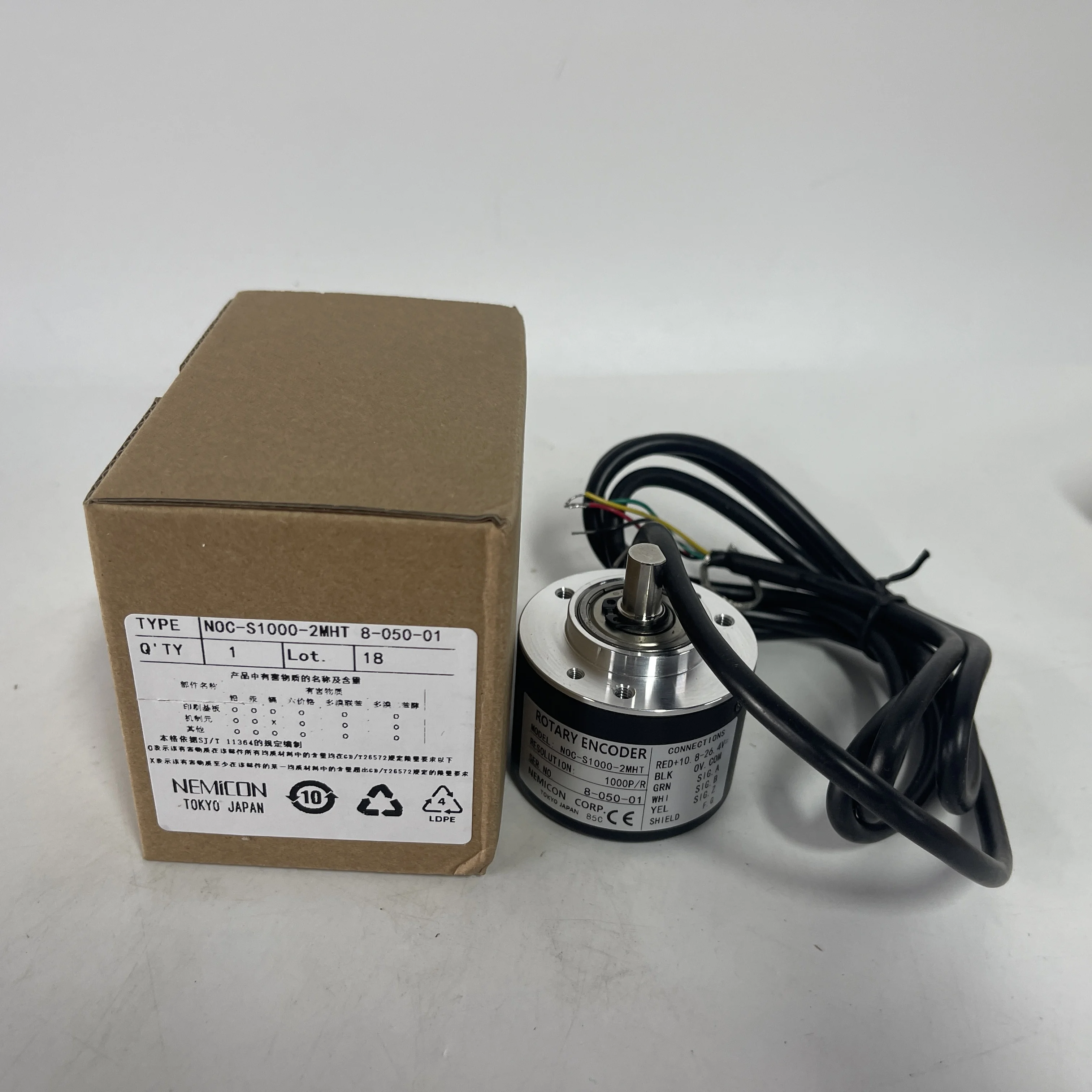 Nemicon Rotary Encoder NOC-S1000-2MHT 8-050-01 Nemicon Rotary Encoder NOC-S1000-2MHT 8-050-01