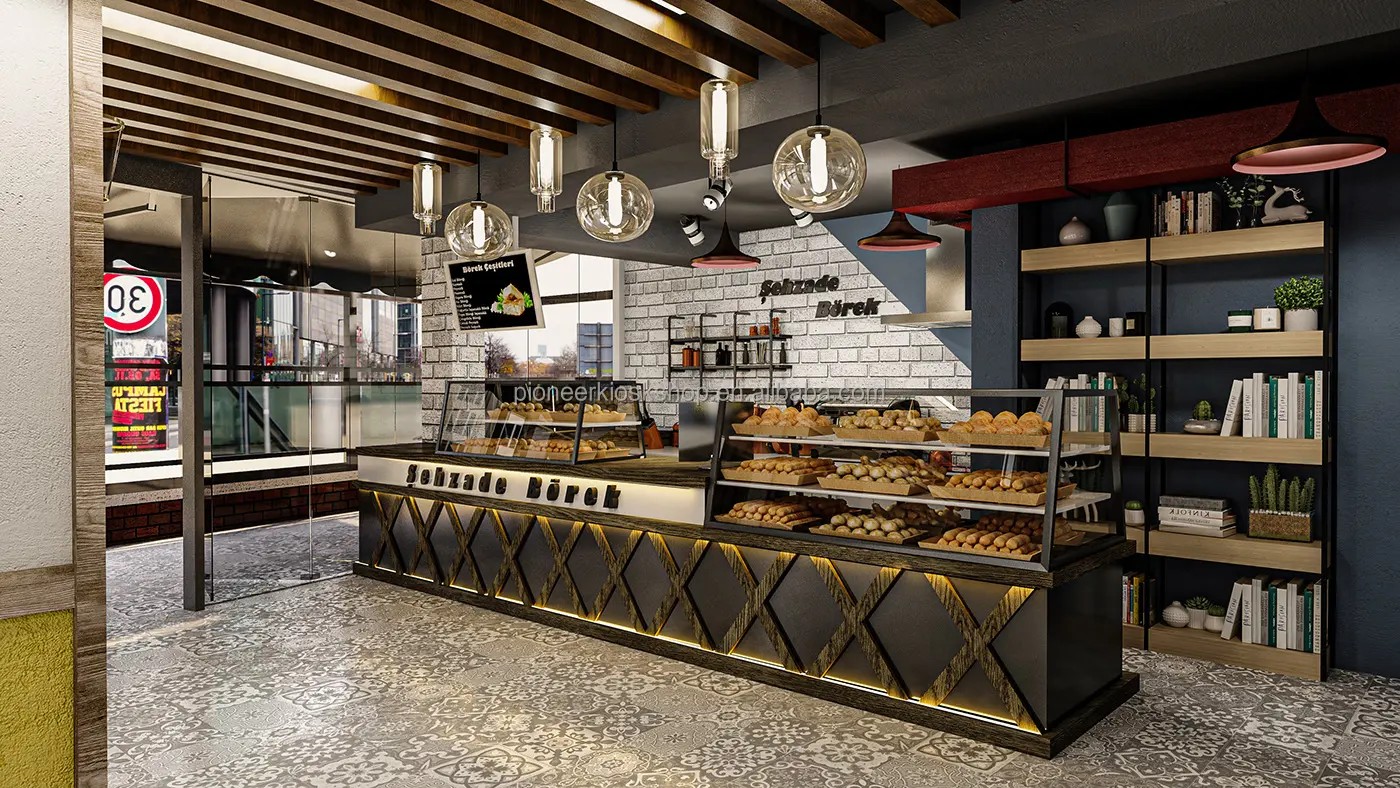 Designing a Traditional Bakery Shop Interior - Pastry Showcase