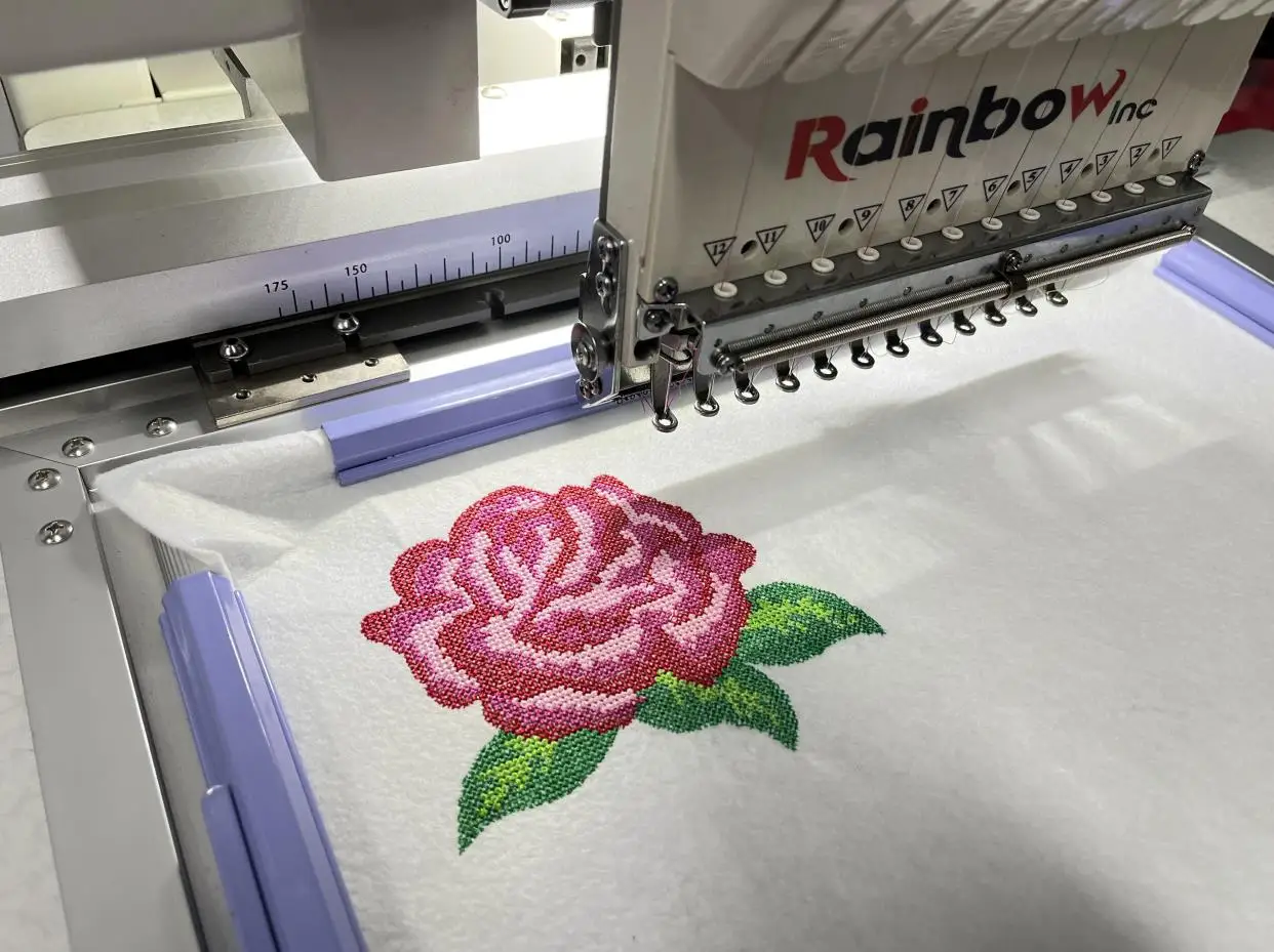 Single Head Embroidery Machine - 400*600mm, 12 Needles