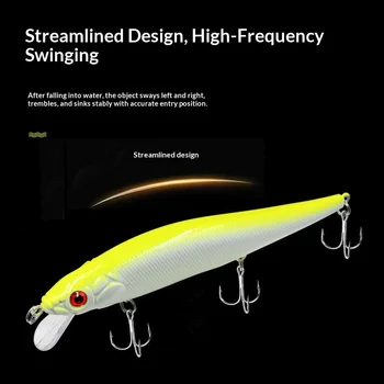 14cm 22g Stainless Steel Long-Throwing Sea Bass Killer Lure Large Minnow Artificial Hard Bait Ball Bearing for Cross-Border – Minnow – view 4