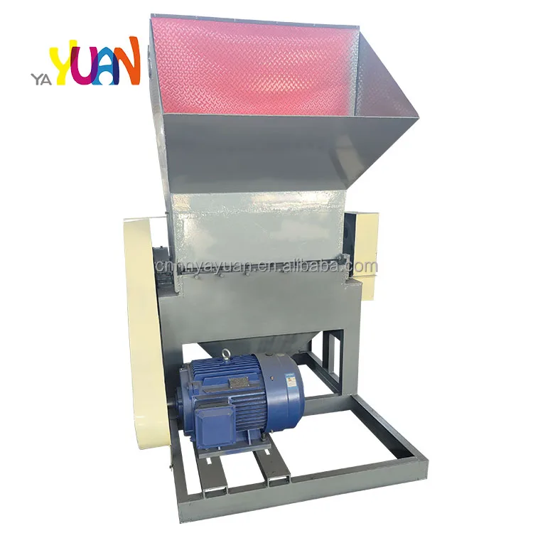 diesel Engine Manual Plastic Shredder and Plastic Bottle and Can Crusher Plastic Film Crusher
