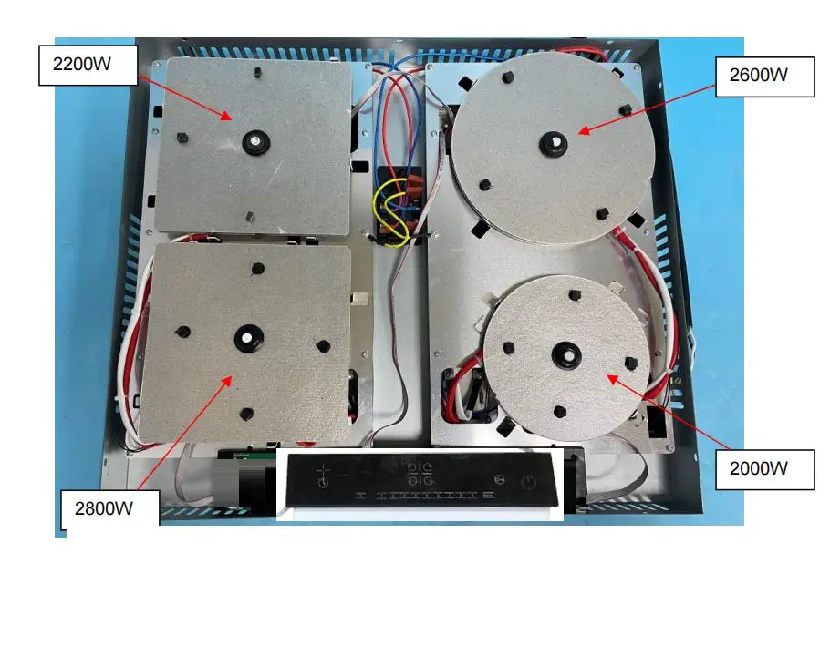 Microcrystalite Glass Built in 4 Four New Cooking Zone Booster Induction Hobs Cooker Cooktop Cookstove CE CB KC ERP EMC