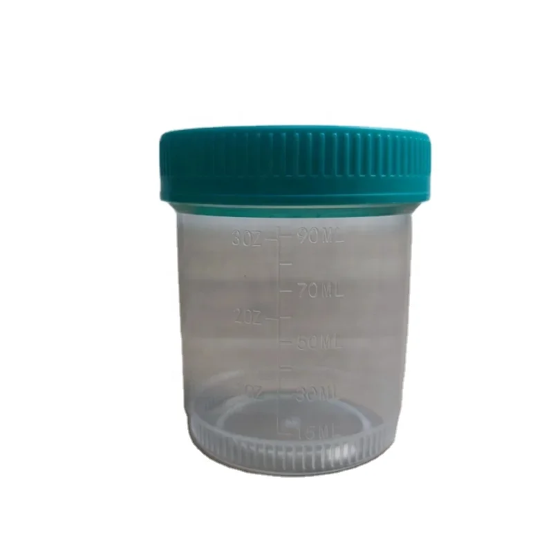 container urine sample cup 90ml hospital sterile specimen bottles test pots collection collector