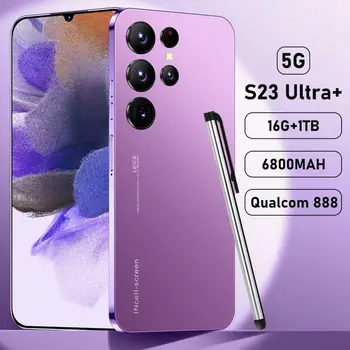 Original S23 Ultra 6.93 inch 16GB + 512 Android smartphone 10 core 5G LET  HD screen face ID  version mobile