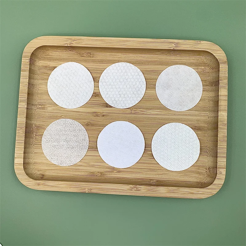 Одноразовые круглые салфетки для ухода за