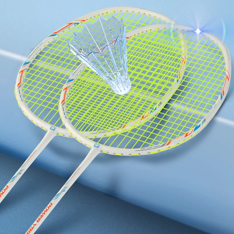 Полностью карбоновая Новая Стильная Спортивная ракетка для бадминтона разных цветов с индивидуальным