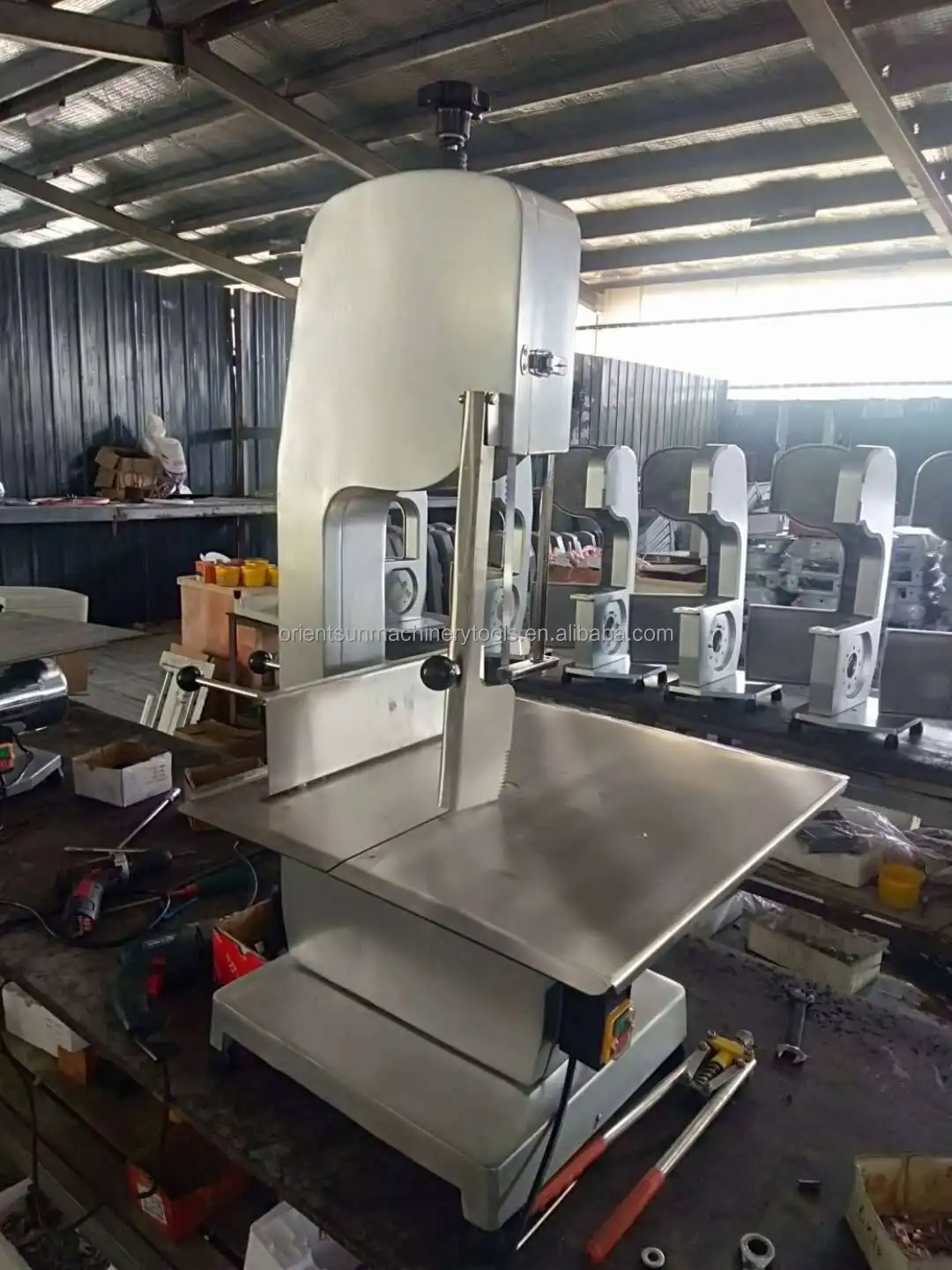 Manual Butcher Meat And Bone Saw With Stainless Steel Serrated Blade