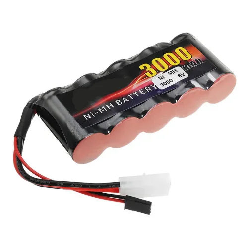6V 3000mAh NiMH перезаряжаемый аккумулятор FUTABA Plug для серводвигателя