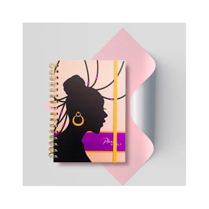 Manufacturer Custom Logo 2026 A5 Pink Gold Spiral Weekly Monthly Manifestation Diary Journal Planner Agenda Notebook to Do List